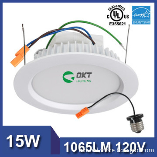 2014 triac dimmable retrofit 6inch 15W smd led downlight